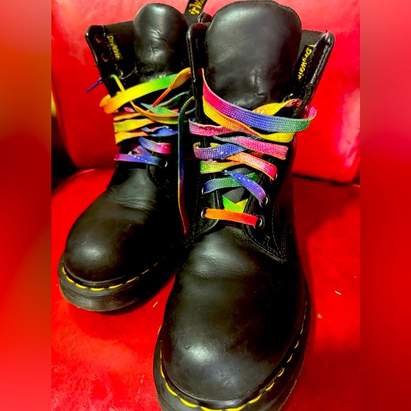 Dr Martens size 8l 1460 smooth leather lace up - Picture 1 of 6